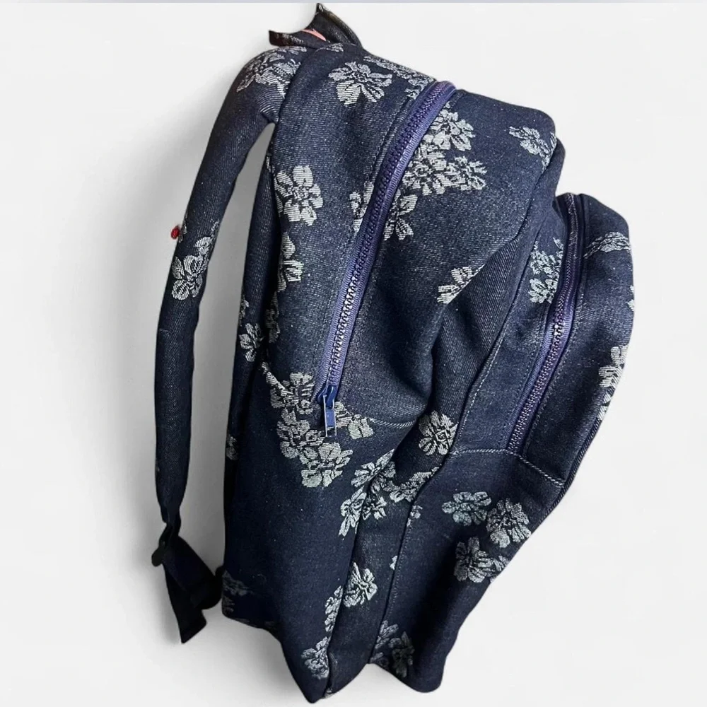 Lucky Brand denim floral Backpack Size Large‎